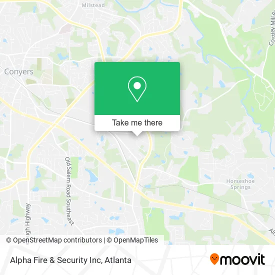 Alpha Fire & Security Inc map