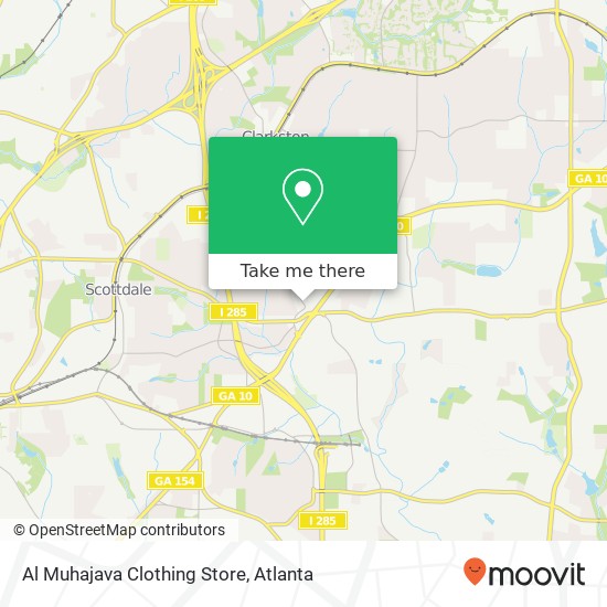 Al Muhajava Clothing Store map