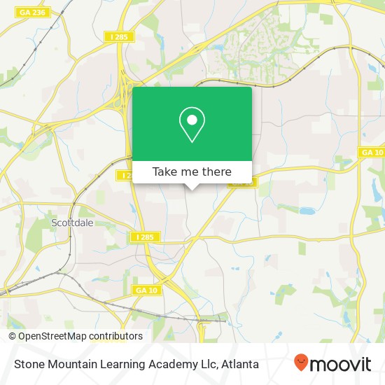 Mapa de Stone Mountain Learning Academy Llc