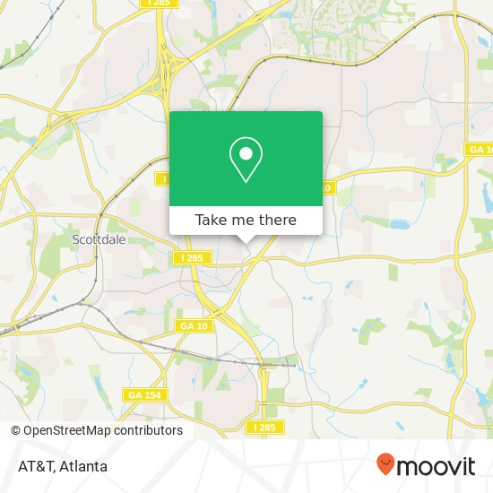 AT&T map