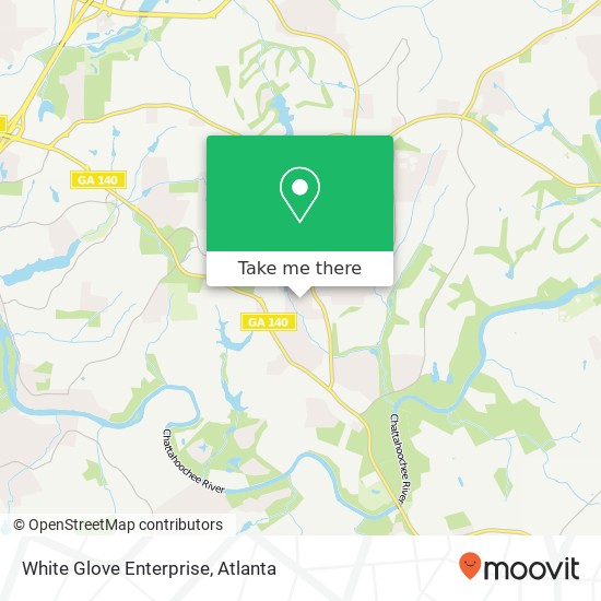 White Glove Enterprise map