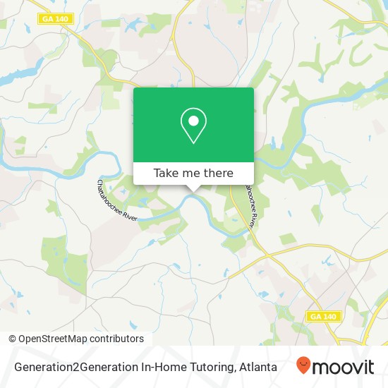 Generation2Generation In-Home Tutoring map