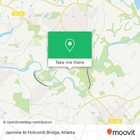 Mapa de Jasmine At Holcomb Bridge