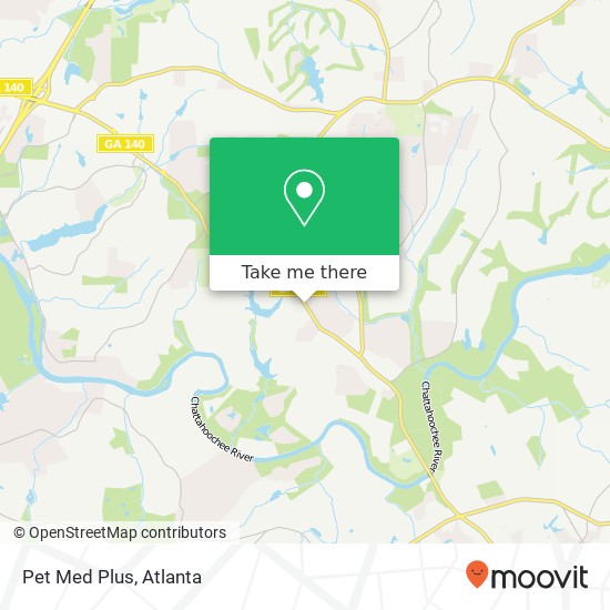 Pet Med Plus map