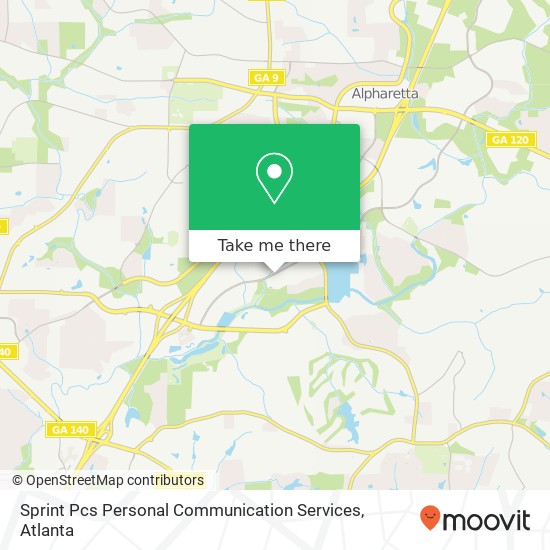 Sprint Pcs Personal Communication Services map