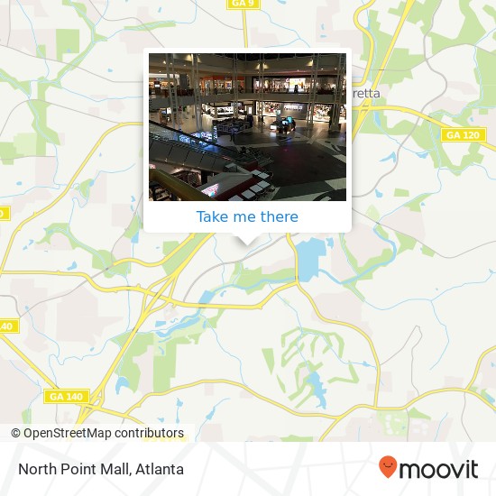 Mapa de North Point Mall