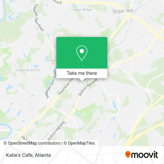 Katie's Cafe map