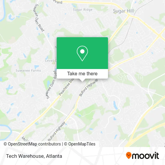 Mapa de Tech Warehouse