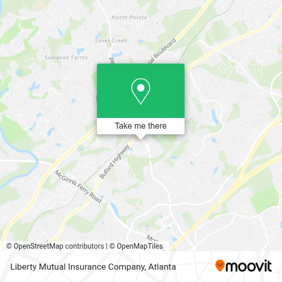 Liberty Mutual Insurance Company map
