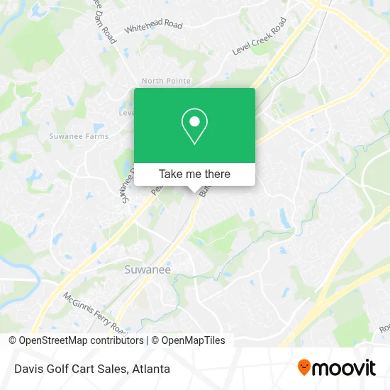 Davis Golf Cart Sales map