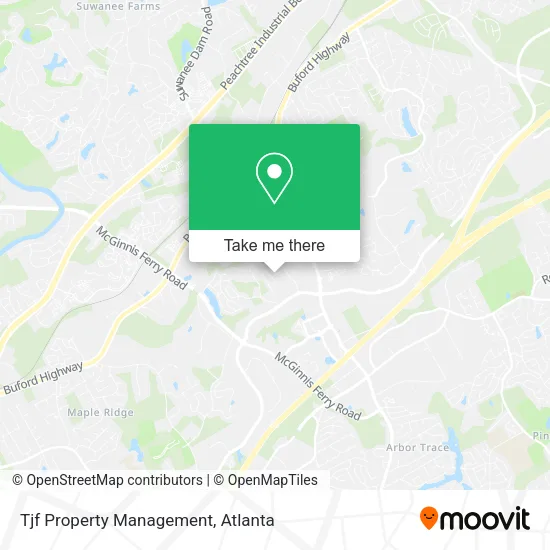 Tjf Property Management map