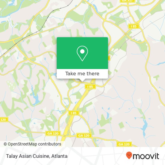 Mapa de Talay Asian Cuisine