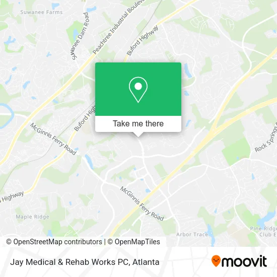 Mapa de Jay Medical & Rehab Works PC
