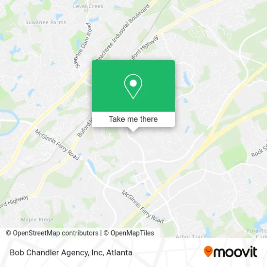 Bob Chandler Agency, Inc map