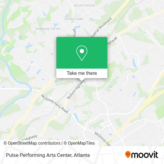 Pulse Performing Arts Center map