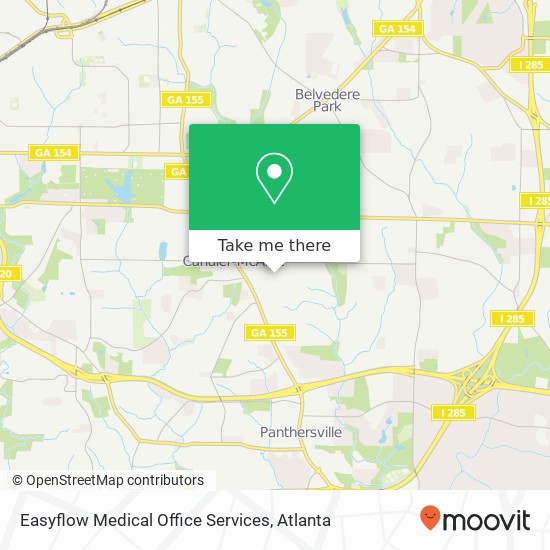 Mapa de Easyflow Medical Office Services