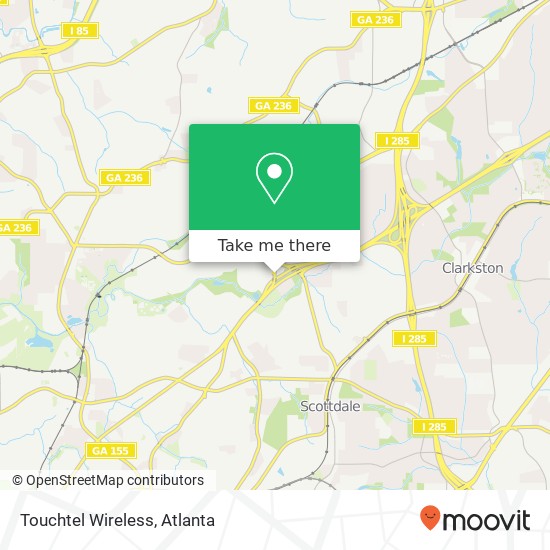 Touchtel Wireless map