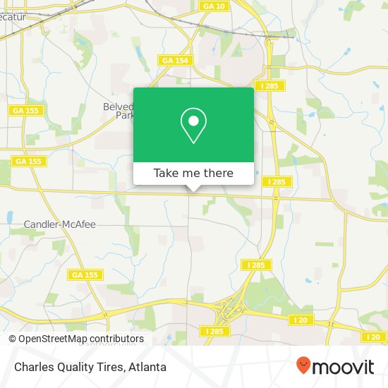 Charles Quality Tires map