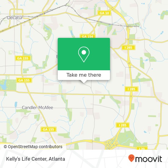 Mapa de Kelly's Life Center