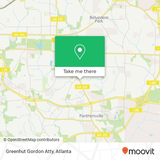 Greenhut Gordon Atty map