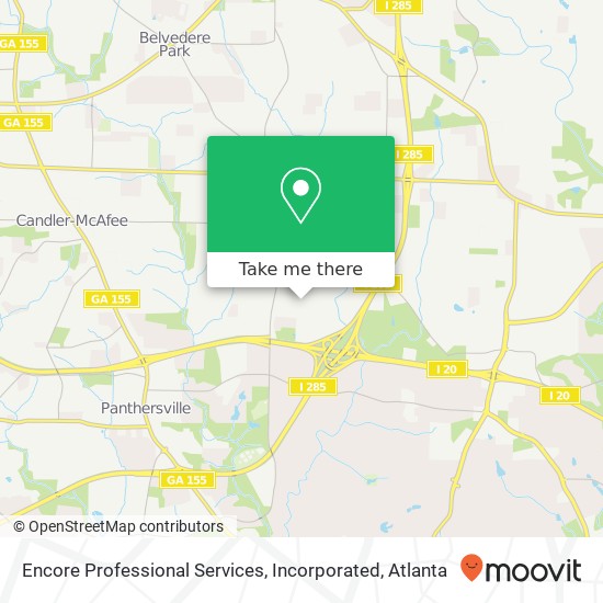 Encore Professional Services, Incorporated map