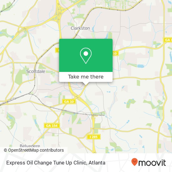 Express Oil Change Tune Up Clinic map