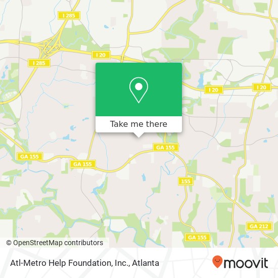 Mapa de Atl-Metro Help Foundation, Inc.