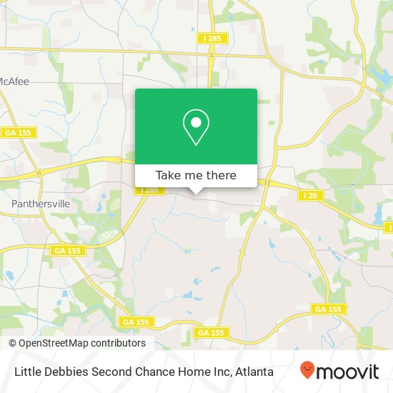 Little Debbies Second Chance Home Inc map