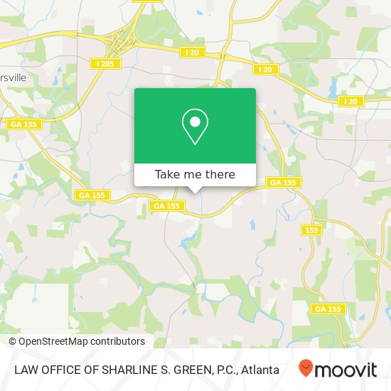 LAW OFFICE OF SHARLINE S. GREEN, P.C. map