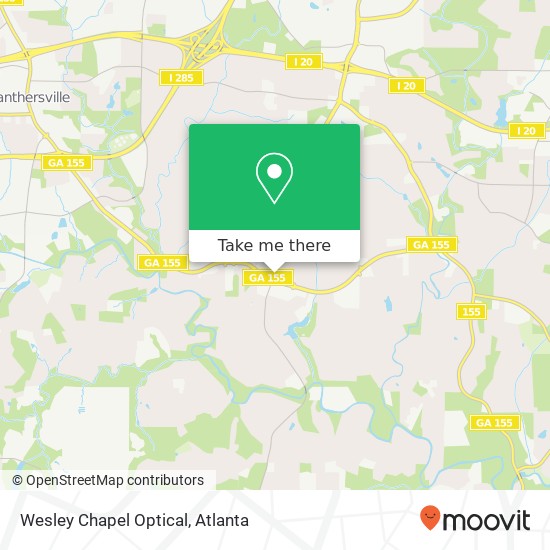 Wesley Chapel Optical map