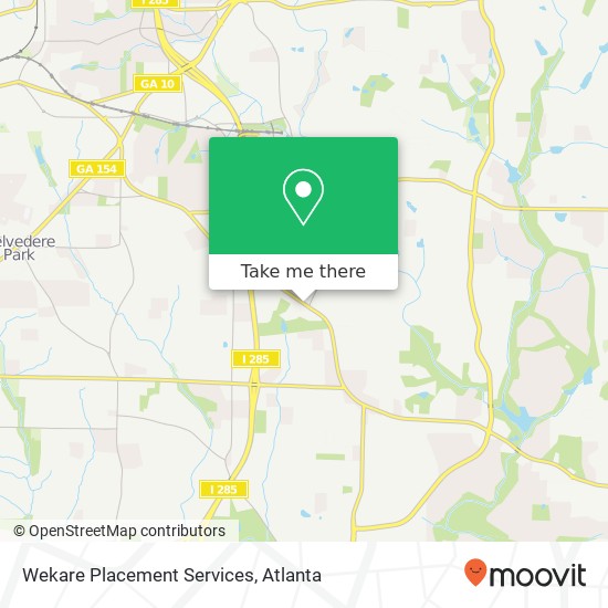Mapa de Wekare Placement Services