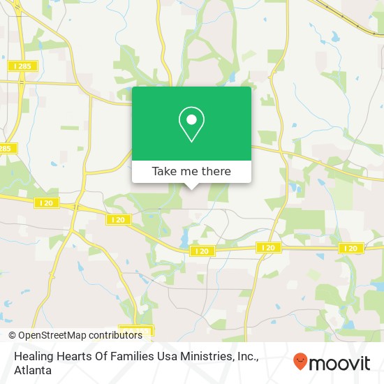 Healing Hearts Of Families Usa Ministries, Inc. map