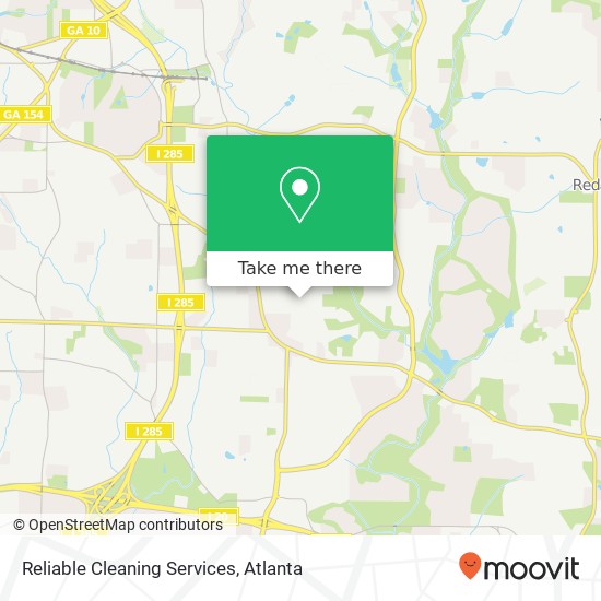 Reliable Cleaning Services map