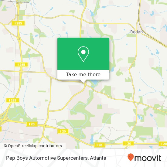 Pep Boys Automotive Supercenters map