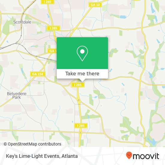 Mapa de Key's Lime-Light Events