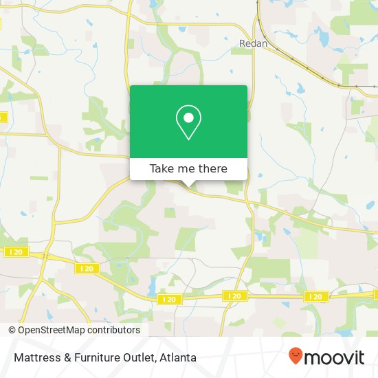 Mapa de Mattress & Furniture Outlet