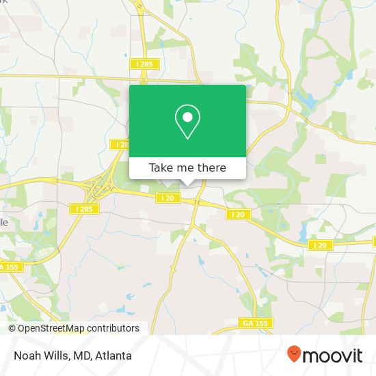 Noah Wills, MD map