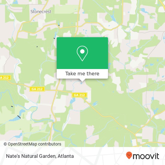 Mapa de Nate's Natural Garden
