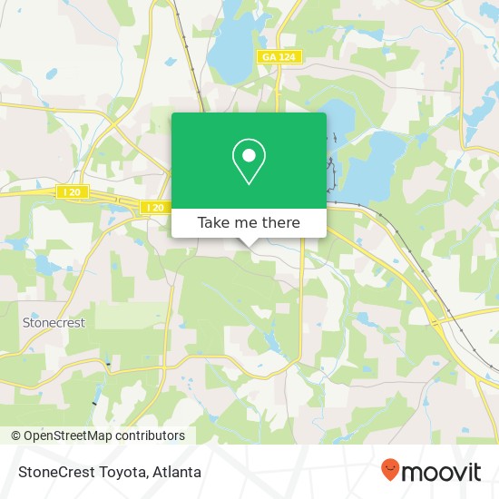 StoneCrest Toyota map