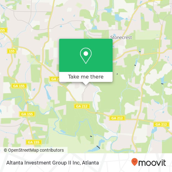 Mapa de Altanta Investment Group II Inc