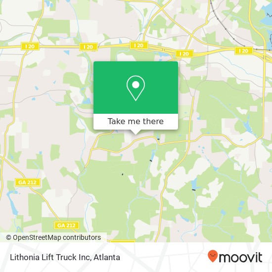 Lithonia Lift Truck Inc map