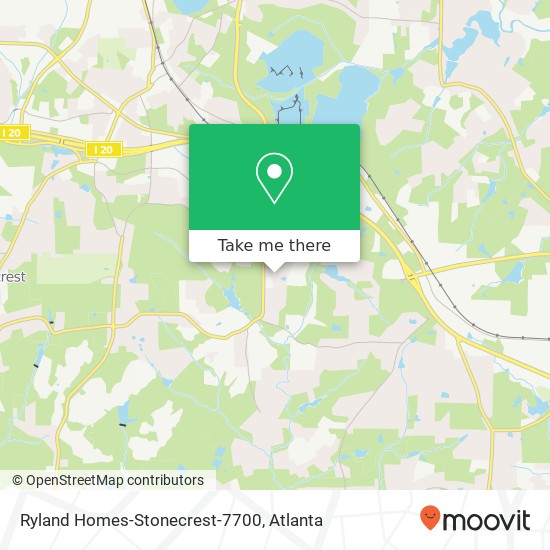 Ryland Homes-Stonecrest-7700 map