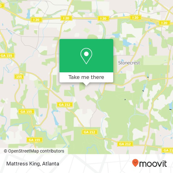 Mattress King map