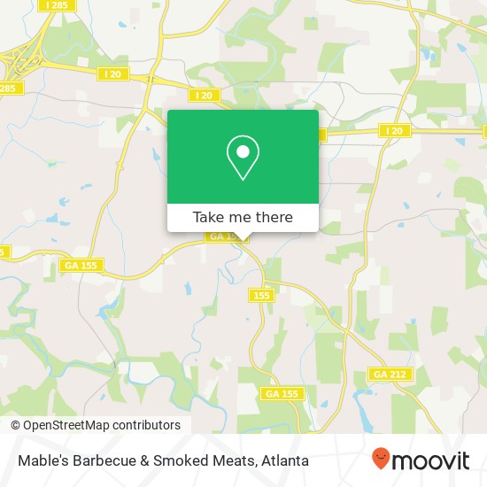 Mable's Barbecue & Smoked Meats map