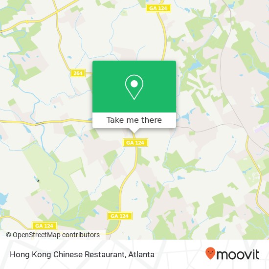 Hong Kong Chinese Restaurant map