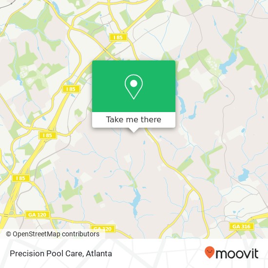 Mapa de Precision Pool Care