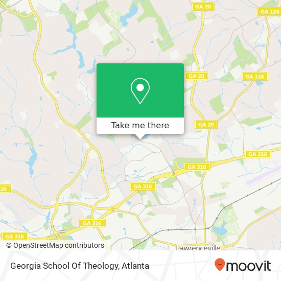 Georgia School Of Theology map