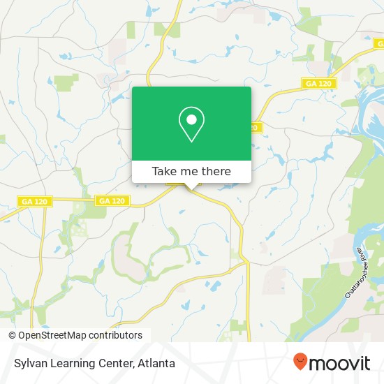 Sylvan Learning Center map