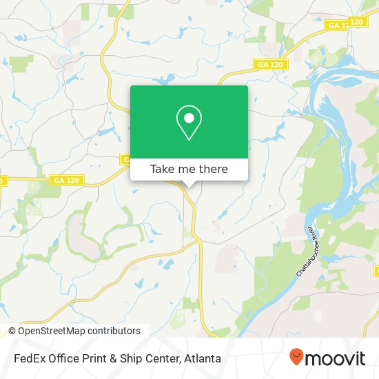 FedEx Office Print & Ship Center map