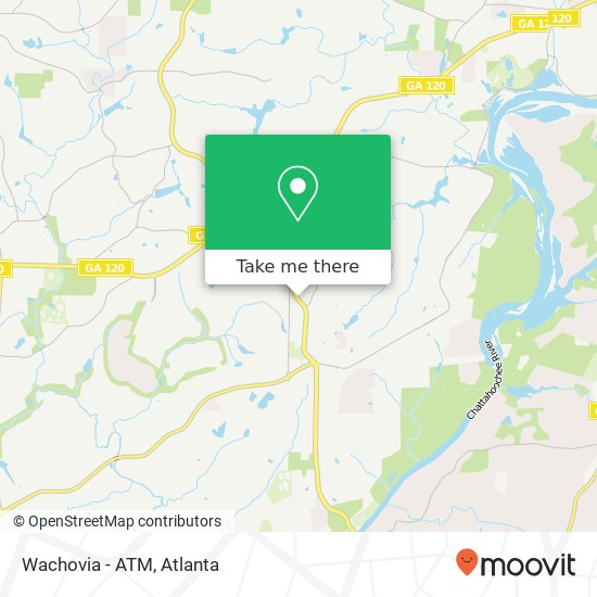 Mapa de Wachovia - ATM